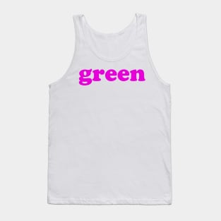 Green (Purple) Tank Top